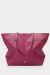 Origami zipped shoulder bag