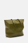 Origami zipped shoulder bag