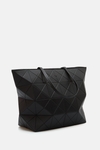 Origami zipped shoulder bag