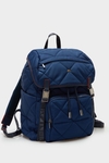 Origami quilted nylon backpack