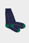 Windowpane socks