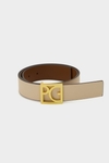 PG Cube medium leather belt