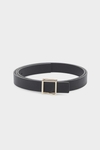 BLOCK LEATHER BELT