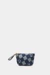 Canvas Cube Denim S wash bag