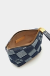 Canvas Cube Denim S wash bag